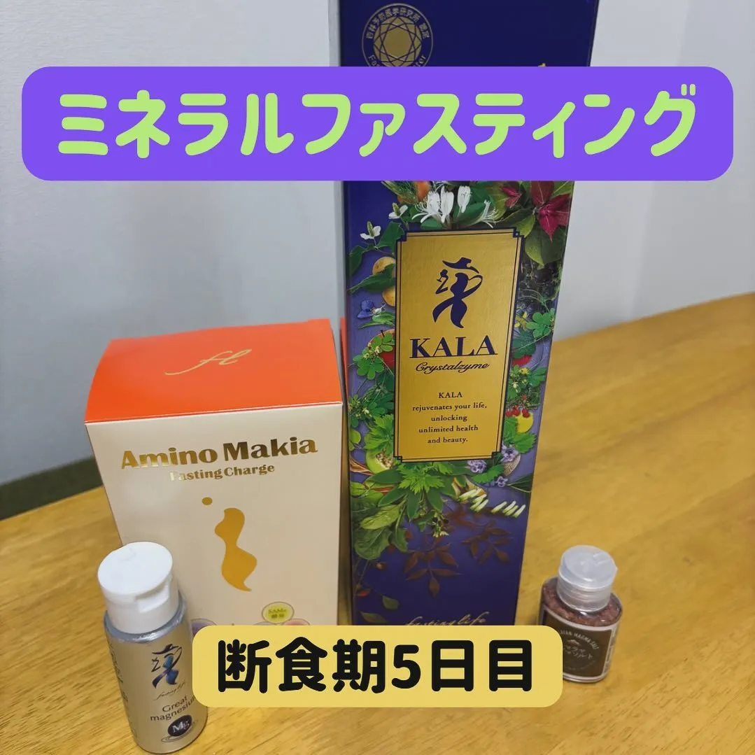 ⭐️ミネラルファスティング、断食期5日目⭐️
